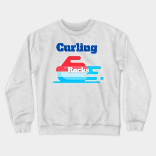 Curling rocks Crewneck Sweatshirt